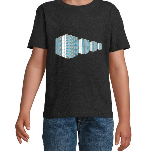 Hochhaus Plattenbausiedlung Ost T-Shirt
