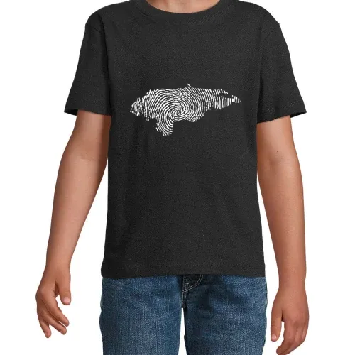 Honduras Fingerabdruck Kinder T-Shirt Honduras Fingerabdruck T-Shirt
