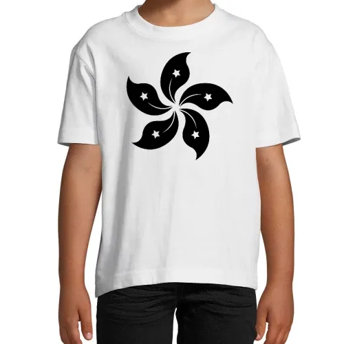 Hongkong Flagge T-Shirt Kinder Imperial