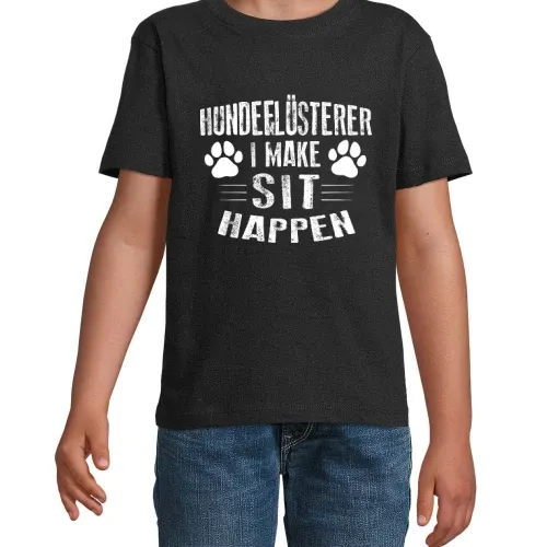 Hundeflüsterer I Make Sit Happen Hundeschule T-Shirt Kinder Imperial
