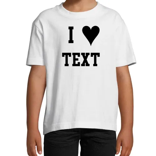 I Love dein Text T-Shirt