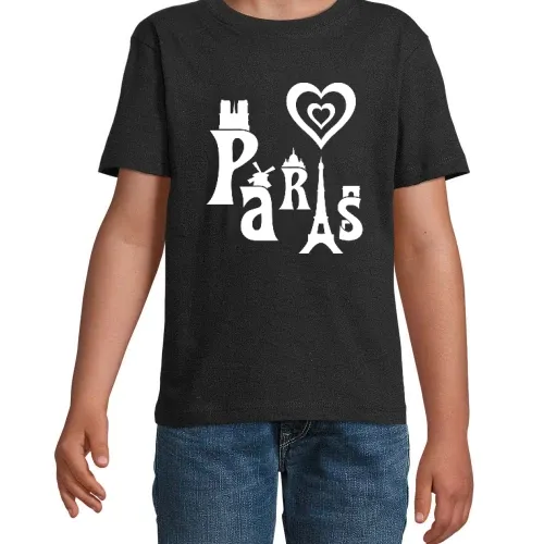 I Love Paris Kinder T-Shirt