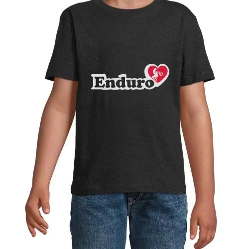 Ich liebe Enduro Kinder T-Shirt Ich liebe Enduro T-Shirt