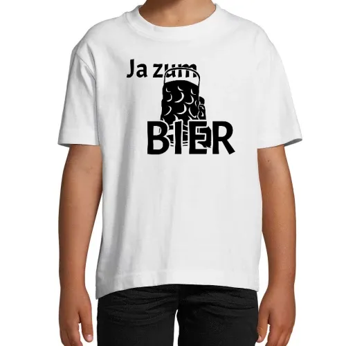 Ja zum Bier T-Shirt Kinder Imperial