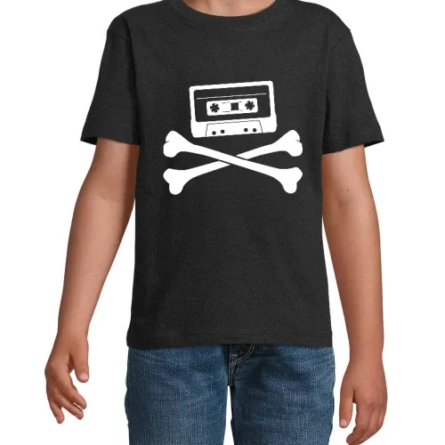 Kassetten Knochen Kinder T-Shirt Kassetten Knochen T-Shirt