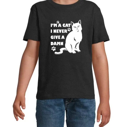 Katzen Humor T-Shirt Kinder Imperial