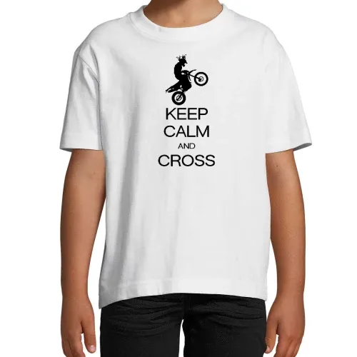 keep calm and cross Kinder T-Shirt keep calm and cross T-Shirt