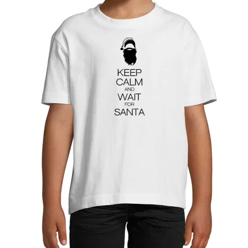 keep calm and wait for santa Kinder T-Shirt keep calm and wait for santa T-Shirt