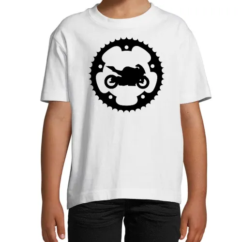 Kettenblatt Motorrad T-Shirt Kinder Imperial