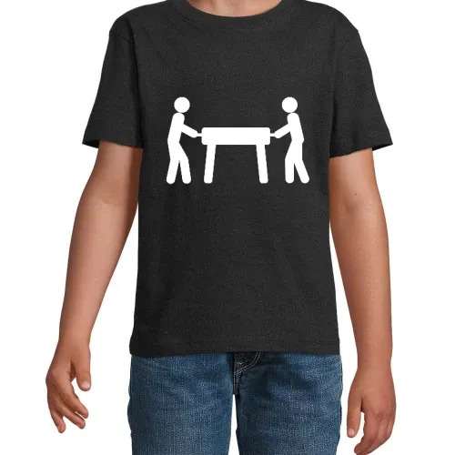 Kickertisch Strichmännchen T-Shirt Kinder Imperial
