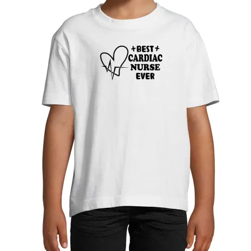 Krankenschwester Best Cardiac Nurse Ever T-Shirt Kinder Imperial