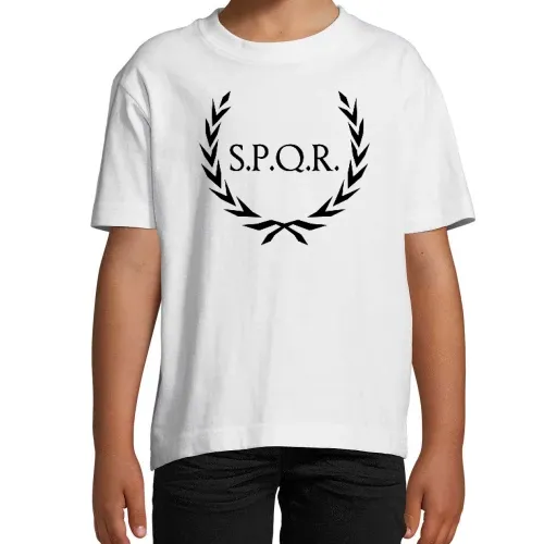 Lorbeerkranz SPQR Rom Kinder T-Shirt