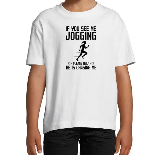 Lustiger Jogger Joggen Jogging Spruch T-Shirt Kinder Imperial