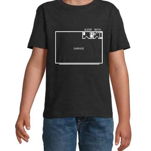 Männer Wohnung T-Shirt