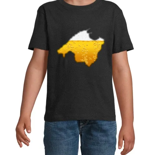 Mallorca mit Bier T-Shirt Kinder Imperial