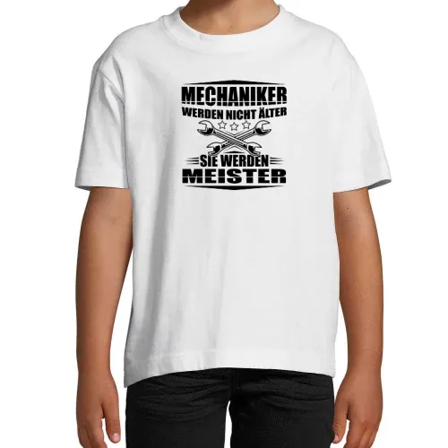 Mechaniker werden nicht älter sie werden Meister T-Shirt Kinder Imperial