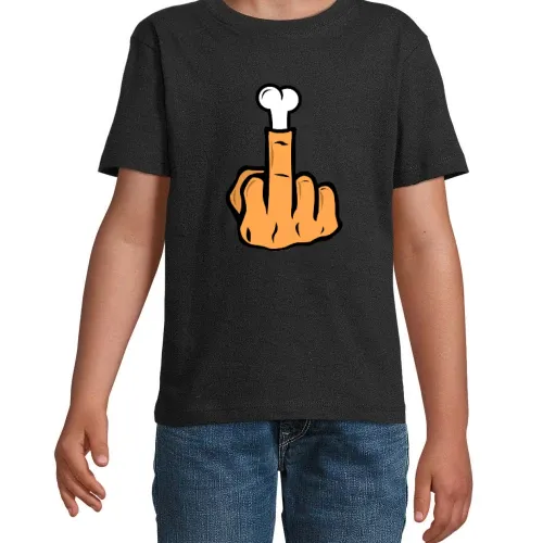 Mittelfinger aus Knochen T-Shirt Kinder Imperial
