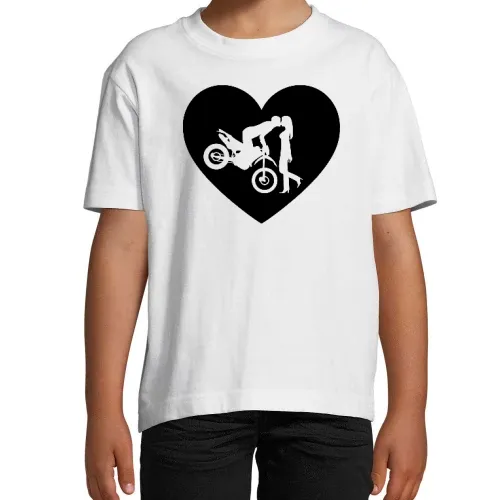 Motorrad Enduro Cross Kuß T-Shirt