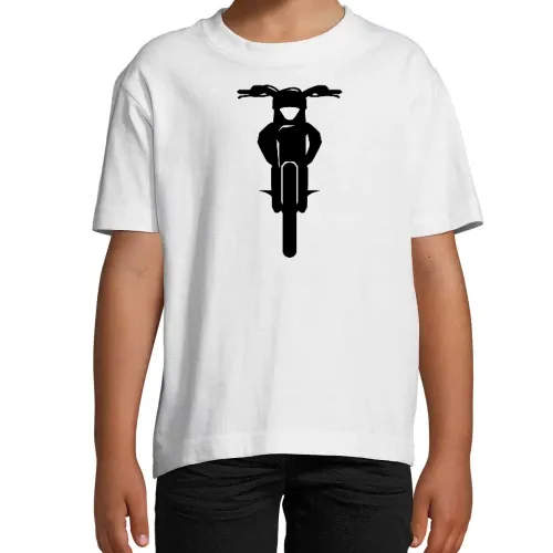 Motorrad Enduro Front Kinder T-Shirt Motorrad Enduro Front T-Shirt