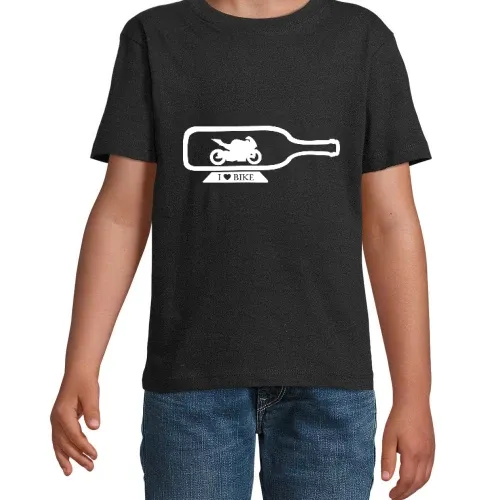 Motorrad in Flasche - Flaschenbike T-Shirt