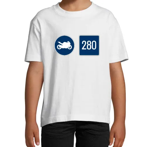 Motorrad Richtgeschwindigkeit T-Shirt Kinder Imperial