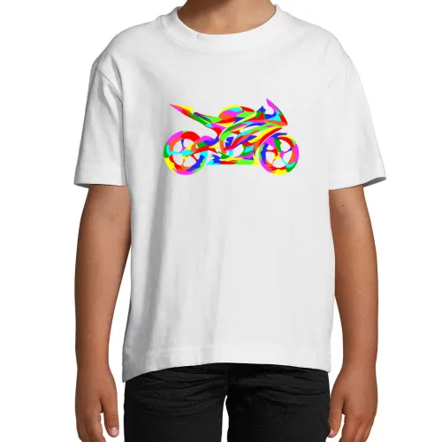 Motorradmosaik T-Shirt