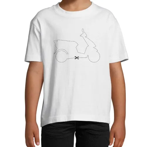 Motorroller Motorrad zum ausschneiden T-Shirt