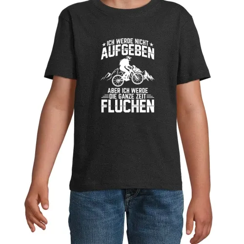 Mountainbiker Fluchen Downhill Bikepark Fully MTB Kinder T-Shirt Mountainbiker Fluchen Downhill Bikepark Fully MTB T-Shirt