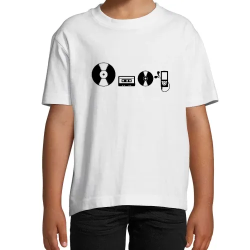Music Evolution Kinder T-Shirt
