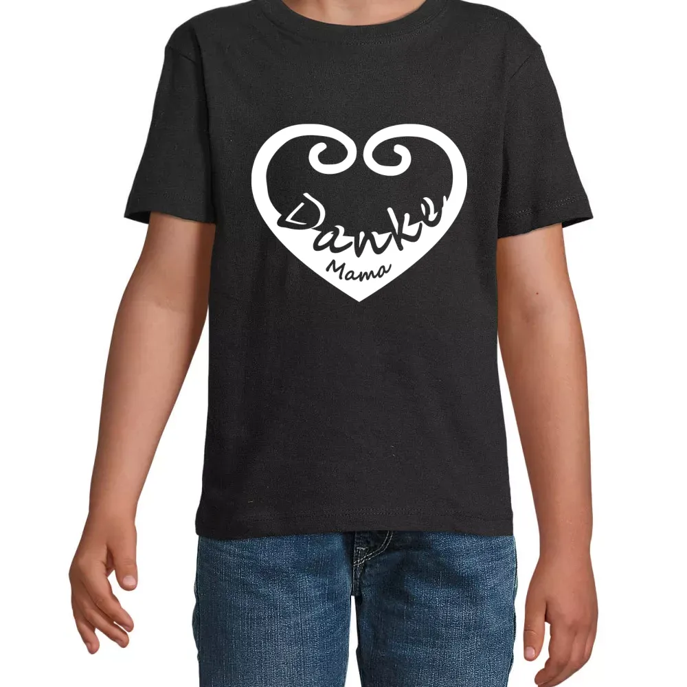  Kinder T-Shirt mit Aufdruck 'Muttertag'