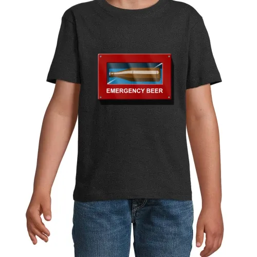 Notfall Bier Box Emergency Beer Kinder T-Shirt Notfall Bier Box Emergency Beer T-Shirt