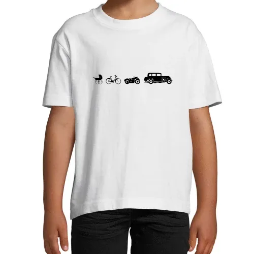 Oldtimer Evolution Kinder T-Shirt Oldtimer Evolution T-Shirt