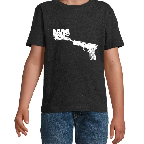 Peng aus Pistole Kinder T-Shirt