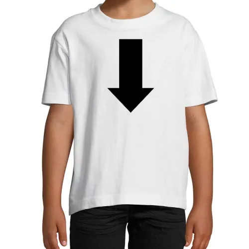 Pfeil nach unten Kinder T-Shirt