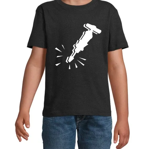 Presslufthammer Kinder T-Shirt Presslufthammer T-Shirt
