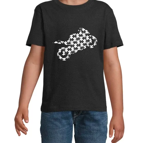 Puzzlebike Motorrad Kinder T-Shirt Puzzlebike Motorrad T-Shirt