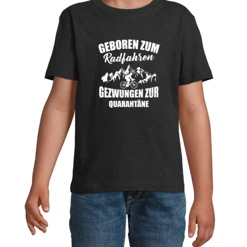 Radfahrer Fahrrad Quarantäne Fahrradfahrer Motiv T-Shirt Kinder Imperial