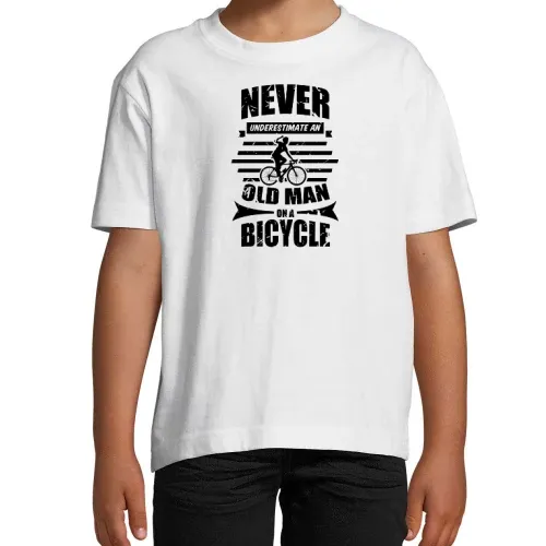 Radfahrer Fahrrad Rentner Bike Old Guy Spruch T-Shirt Kinder Imperial
