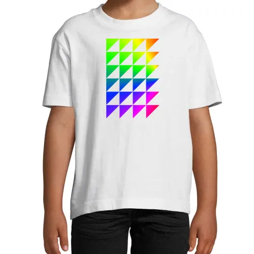 Regenbogendreiecke Kinder T-Shirt Regenbogendreiecke T-Shirt