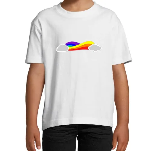 Regenbogenwolken Band T-Shirt Kinder Imperial