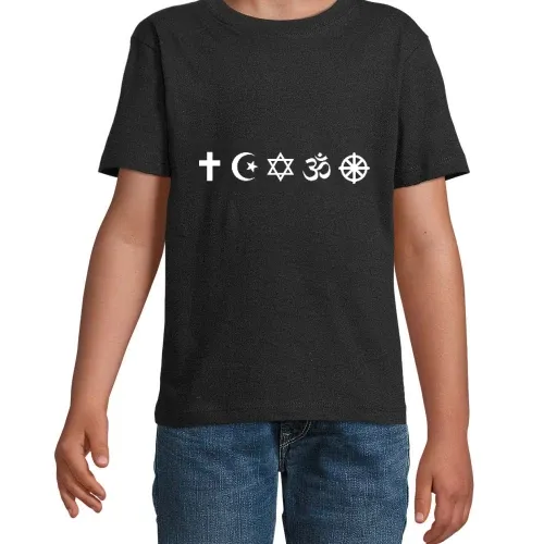 Religionen Symbole Kinder T-Shirt