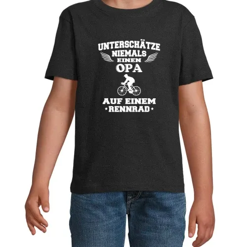 Rennrad Opa Radfahrer Rente Großvater Geschenkidee T-Shirt