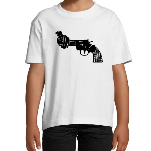 Revolver mit Knoten Kinder T-Shirt