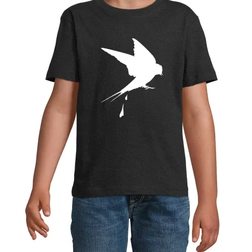 Scheißende Schwalbe T-Shirt Kinder Imperial