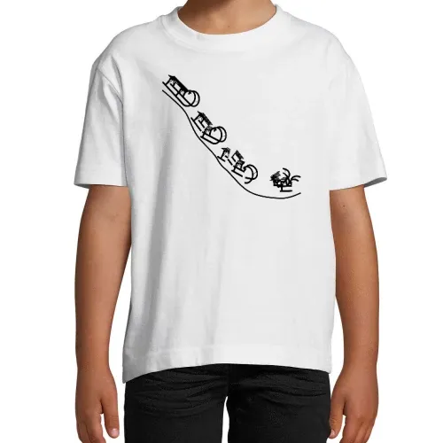 Schlittenabfahrt T-Shirt Kinder Imperial