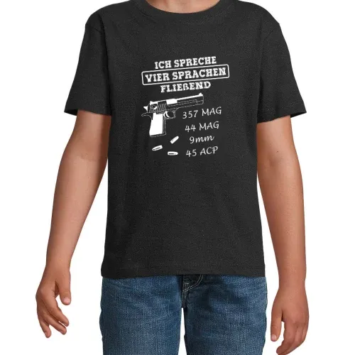 Schützenverein Schießstand Pistolen Revolver Motiv T-Shirt Kinder Imperial