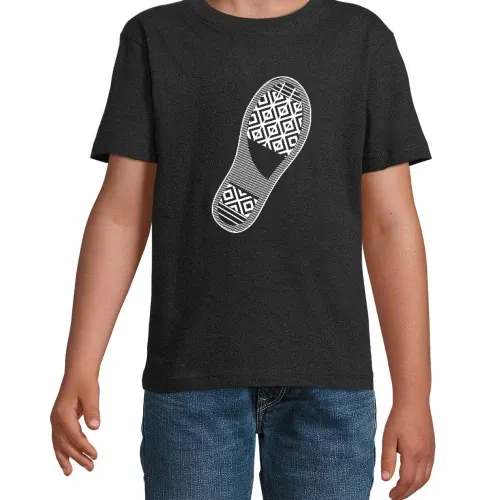 Schuhabdruck Kinder T-Shirt