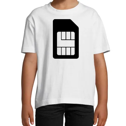 Simkarte Kinder T-Shirt Simkarte T-Shirt