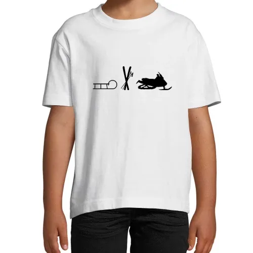 Ski Evolution T-Shirt Kinder Imperial