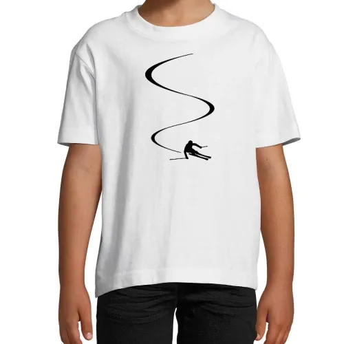 Skikurven Kinder T-Shirt